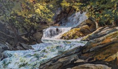 30-Sunlight-on-Waterfall-18x30-April-23-2024